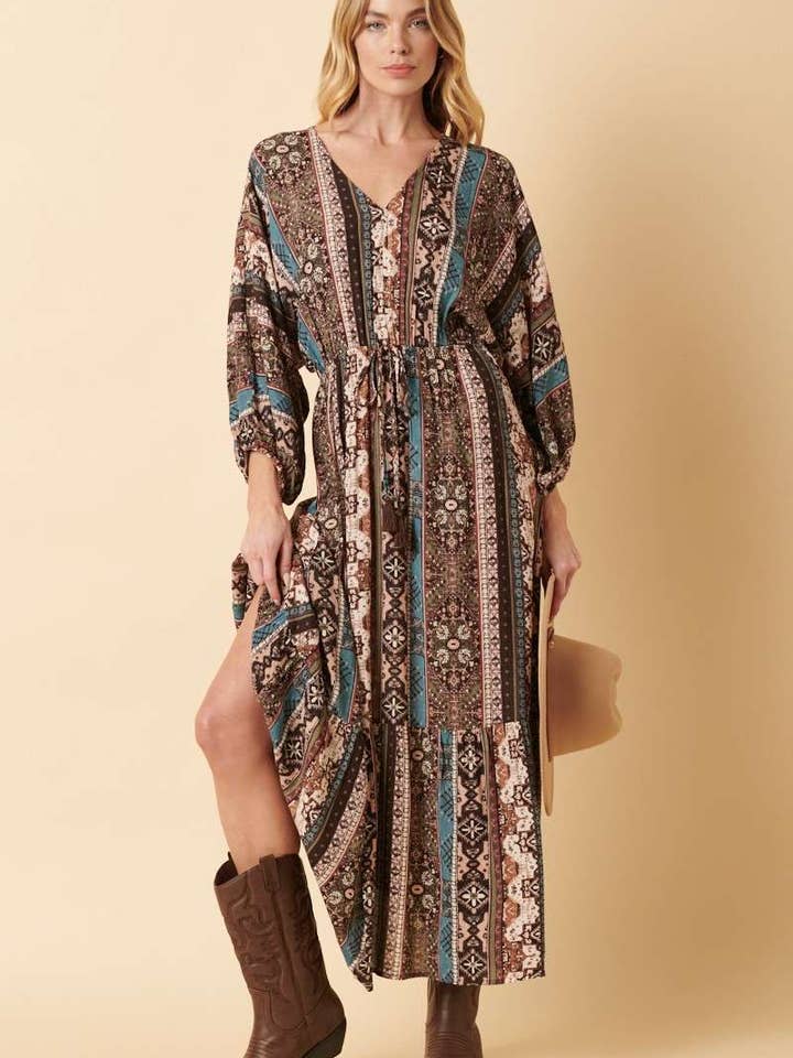 MAXIKJOLE MED STAMMEPRINT for engroshandel hos mittoshop