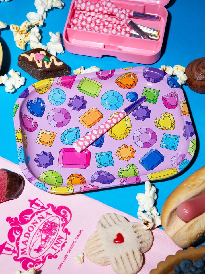 Gemstoned Tray for wholesale by The Peach Fuzz