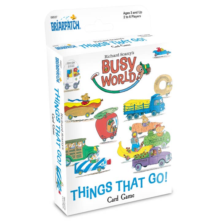 Richard Scarry Things That Go Card Game for wholesale by University Games