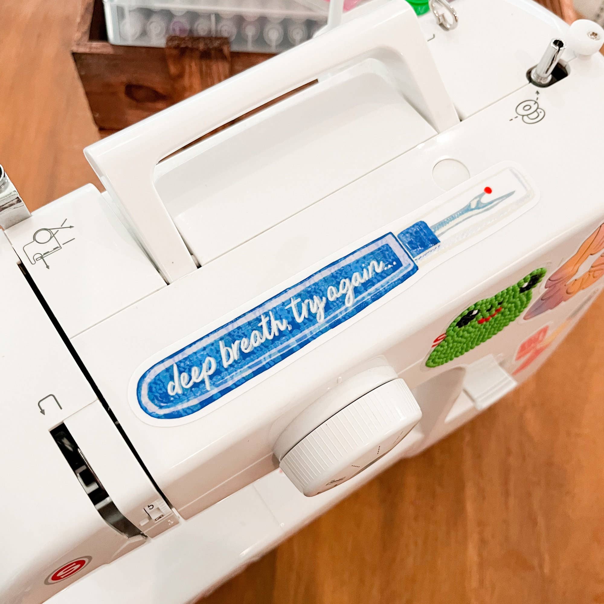 Laurenspired - Wholesale Sticker - Seam Ripper Vinyl Stickers, Funny Sewing Quilt Sticker1