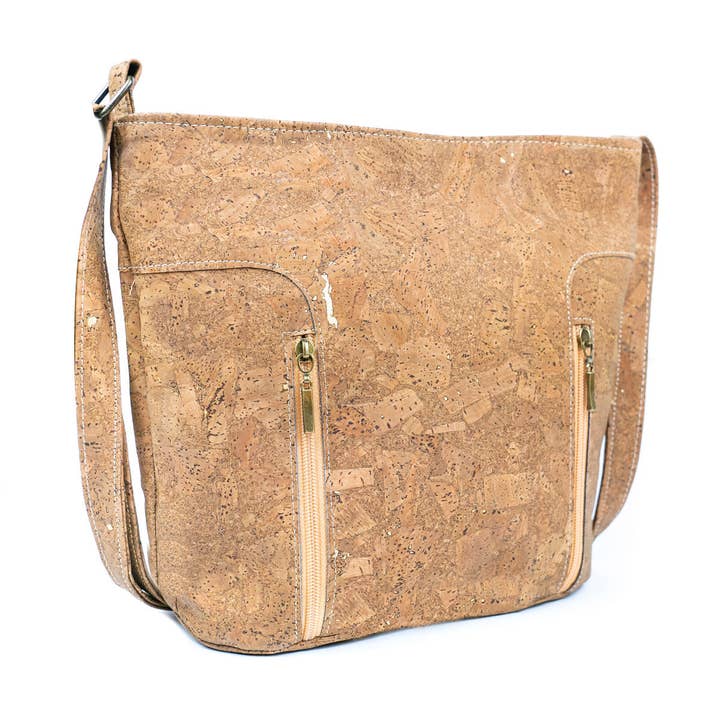 Meninas Bonitas Cork - Wholesale Crossbody Bag - Women's - Stylish Women's Crossbody Bag in Premium Cork BAGP-283