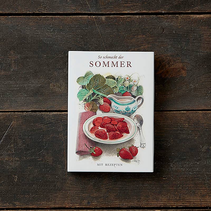 Koustrupco - Wholesale Stationery/notecard set - Cardfolder So schmeckt der sommer - 8 cards (german)