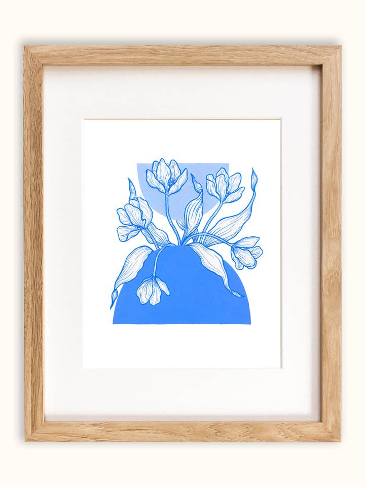 "Her Kitchen Table" — Giclée Print for wholesale by Grown Wild Paper Co.