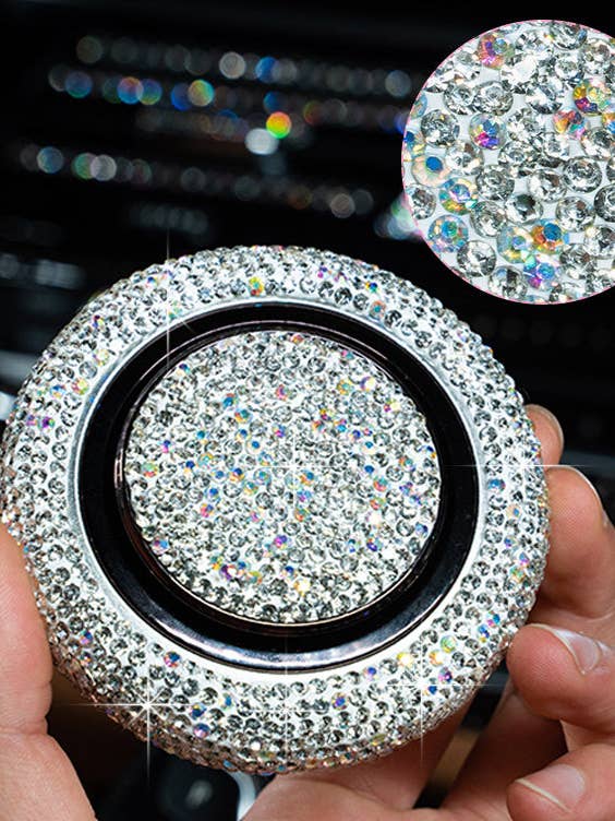 Car Accessories - Ceramic Rhinestone Scent Container MIS0544 for wholesale by Ole