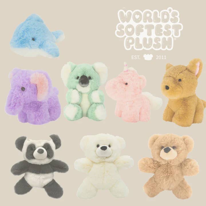 Beverly Hills Teddy Bear Company - Wholesale Stuffed/Plush Toy - Kids & Baby - 5" World's Softest Plush 1pc Assortment Mini Plush Toy