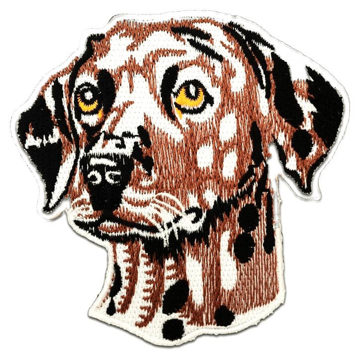Iron-on patch - dog animal brown for wholesale by Catch the Patch