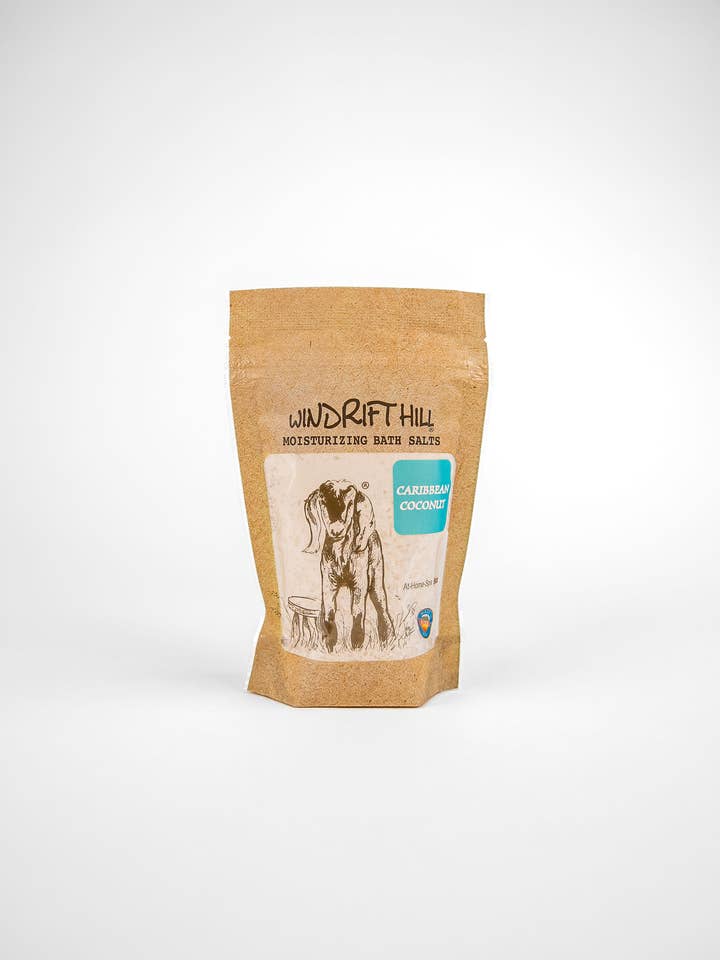 Sal de Banho de Coco das Caraíbas por atacado de Windrift Hill Goat Milk Skincare