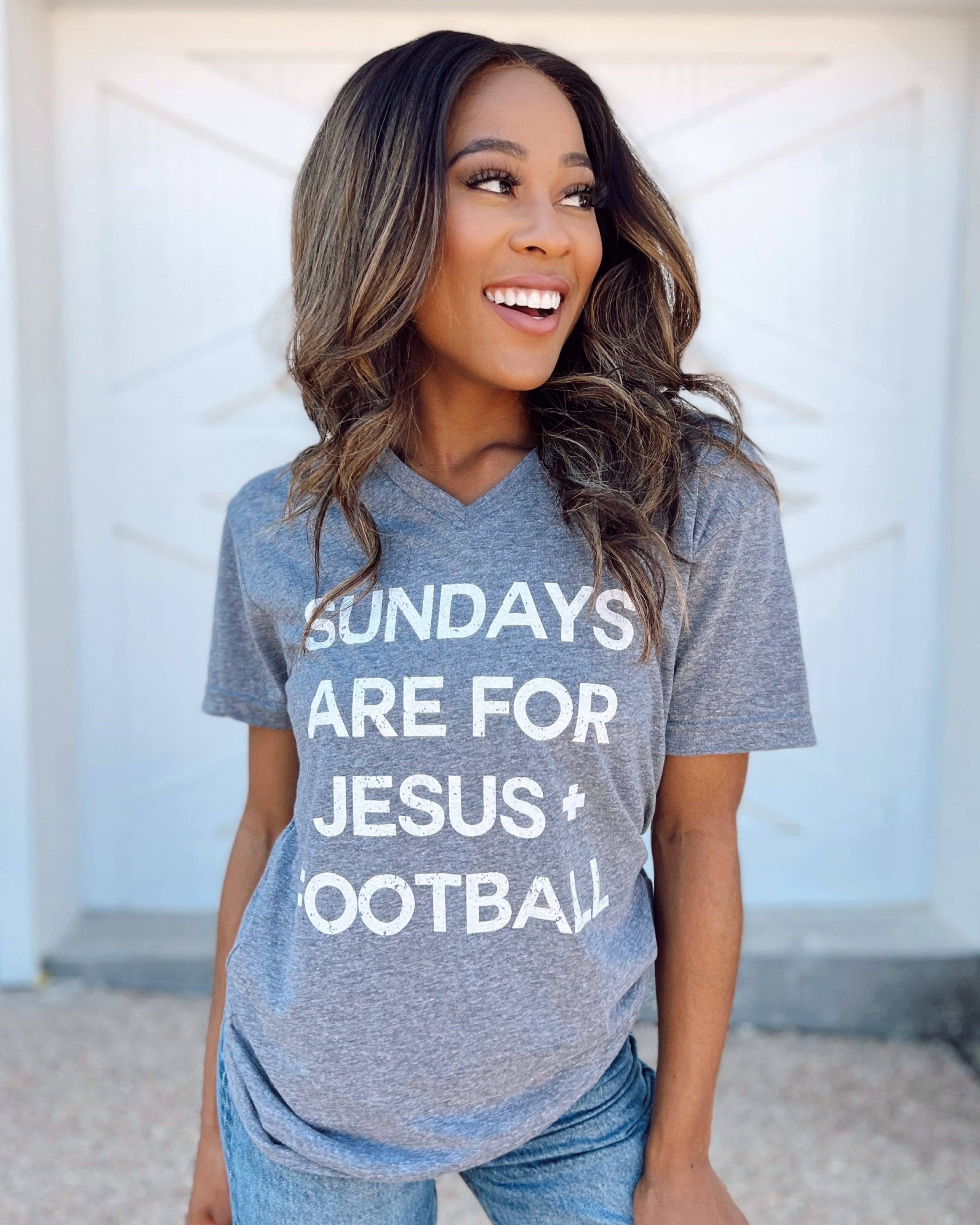 Sundays Jesus & Football' Men's Premium T-Shirt