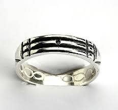 El Alquimista - Wholesale Band/Stacked Ring - ATLANTIS RING STERLING SILVER (23)0