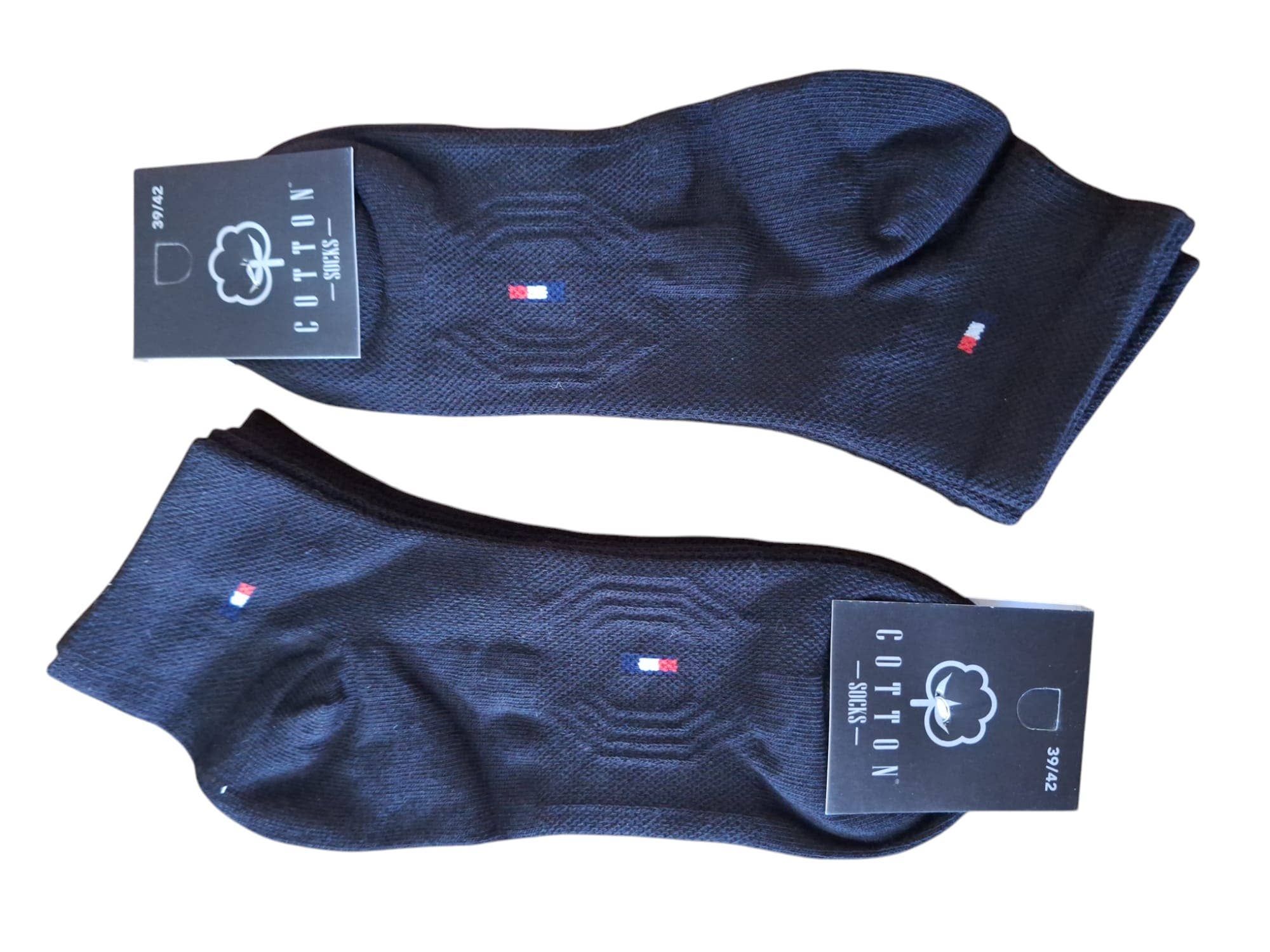 Cotton Socks - Wholesale Socks - Kids & Baby - T101 PACK 12 PAIRS SOCKS CIRCLES W/ FLAG 100% COT.2