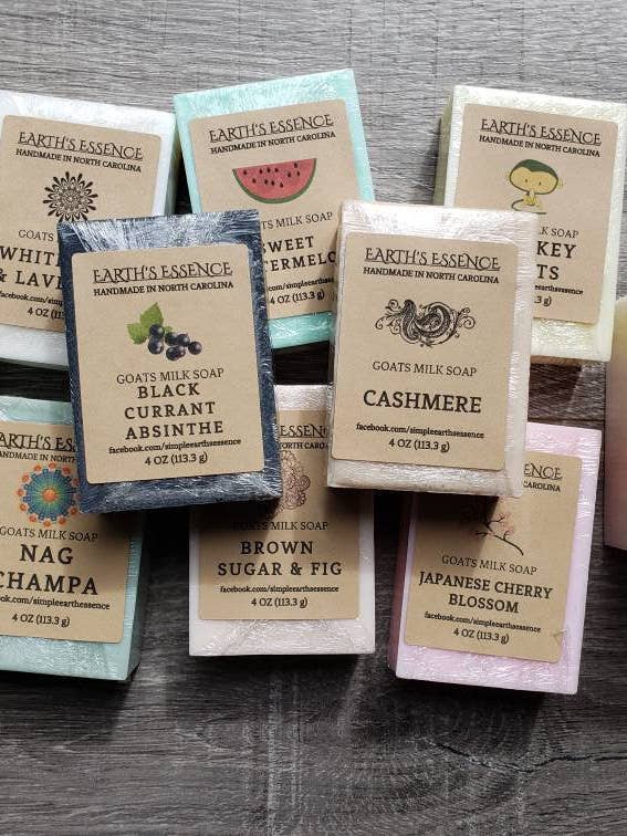 Bulk 4 oz Goats Milk Soap for wholesale by Earth's Essence