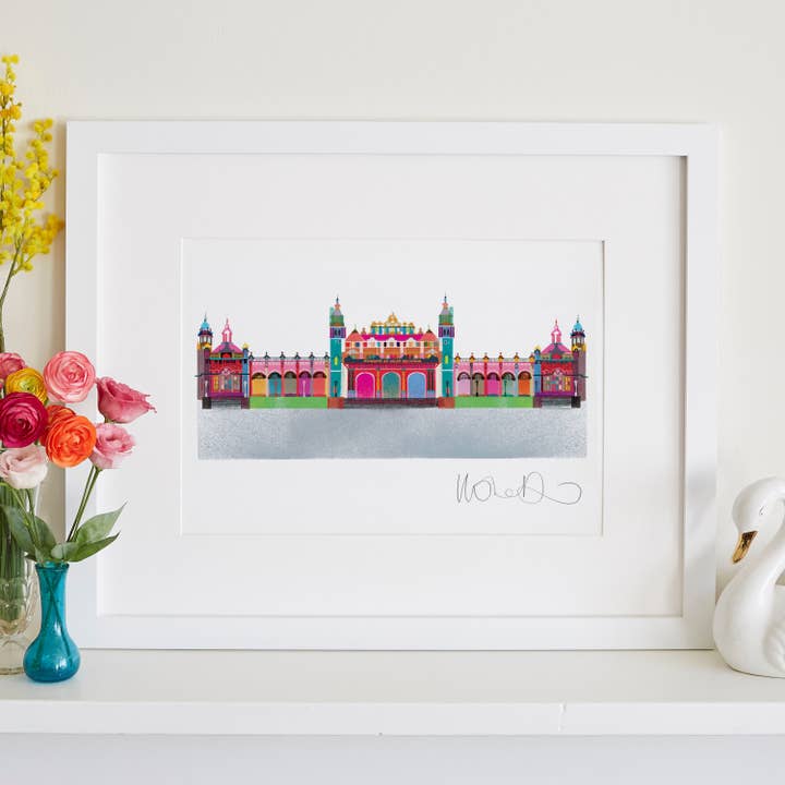 Kelvingrove Print, Glasgow Art, Scottish Architecture for wholesale by I Drew This