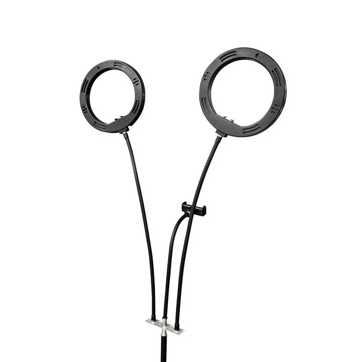 JupiterGear Home - Wholesale Ring / selfie light - Supersonic PRO Live Stream Double 8” Selfie Ring Light1