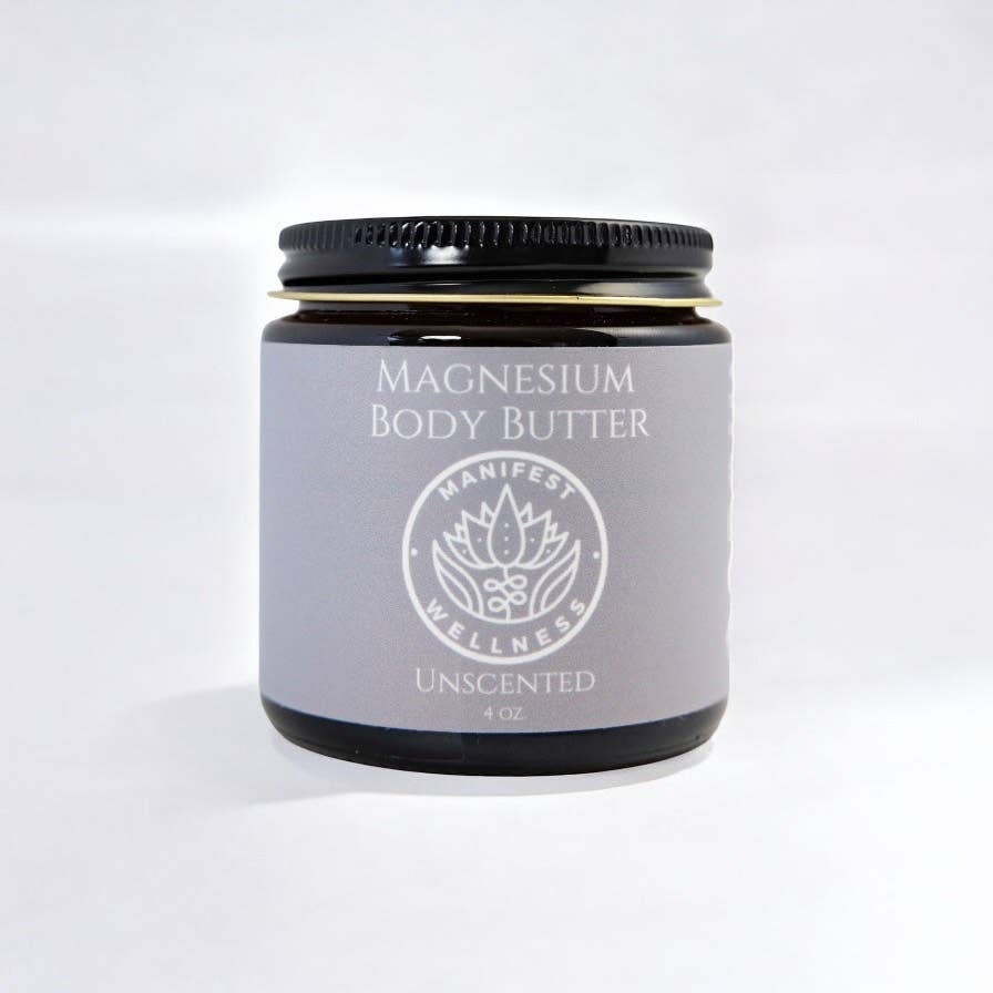 Manifest Wellness - Wholesale Body Balm/Butter - Unscented Magnesium Butter Made with Organic Ingredients1