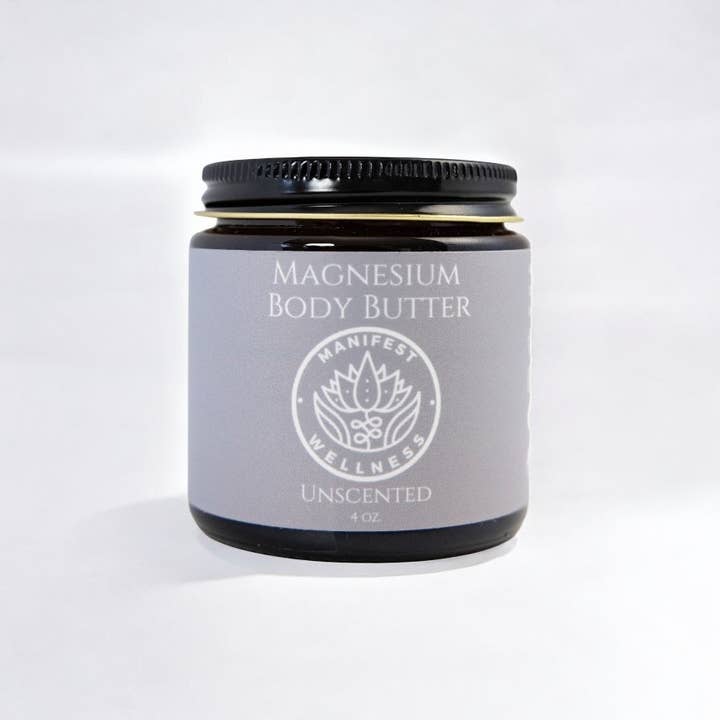 Manifest Wellness - Wholesale Body Balm/Butter - Unscented Magnesium Butter Made with Organic Ingredients1