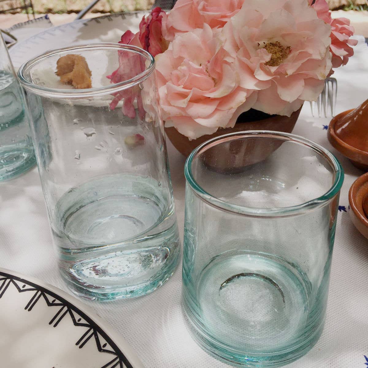 atelierBOEMIA - Wholesale Drinking Glass/Cup - RECYCLED Water Glass  -  Set  of  62