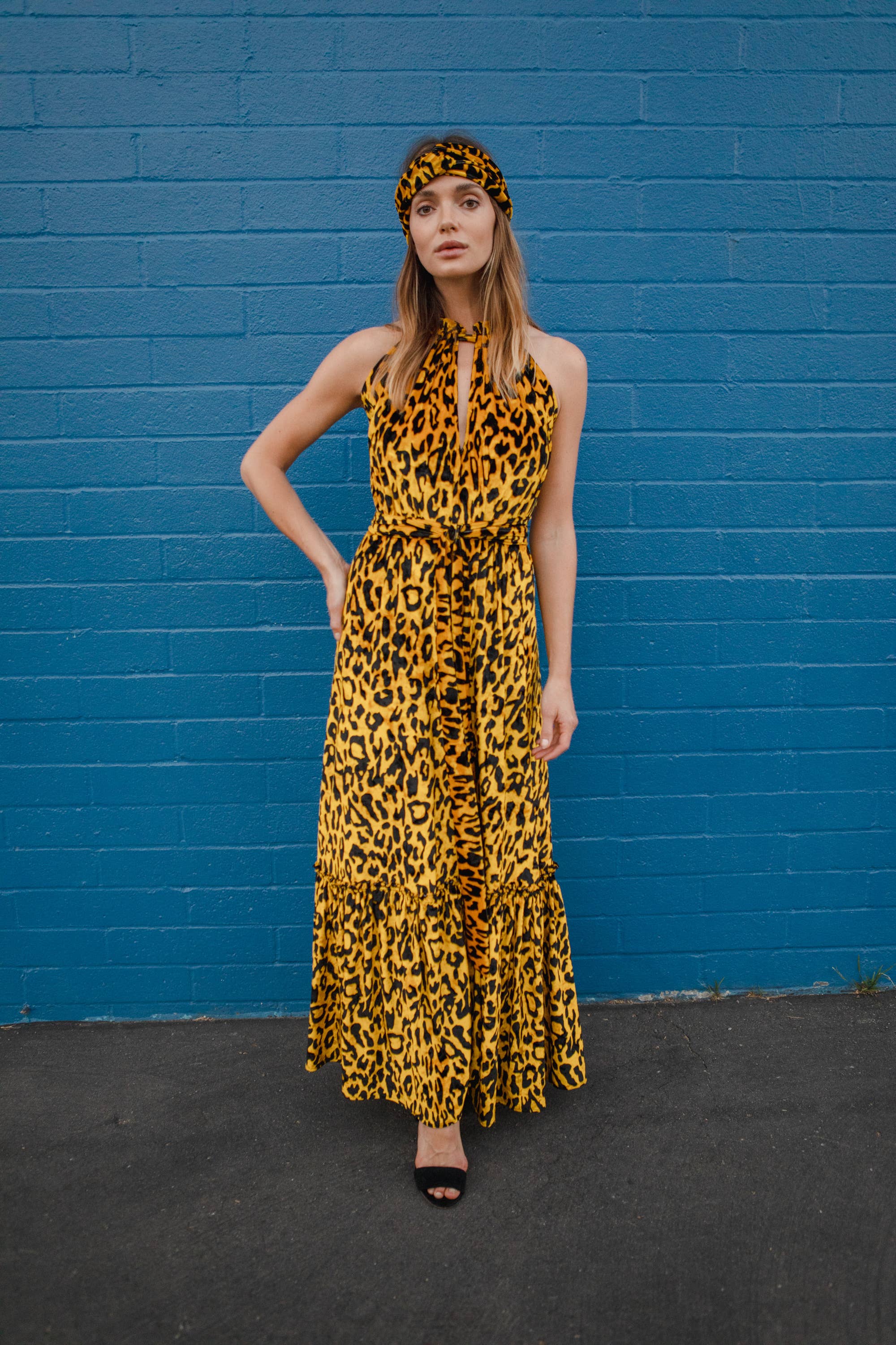 Jennafer Grace - Wholesale Dress - Women's - Vanya Gold Maxi Dress2