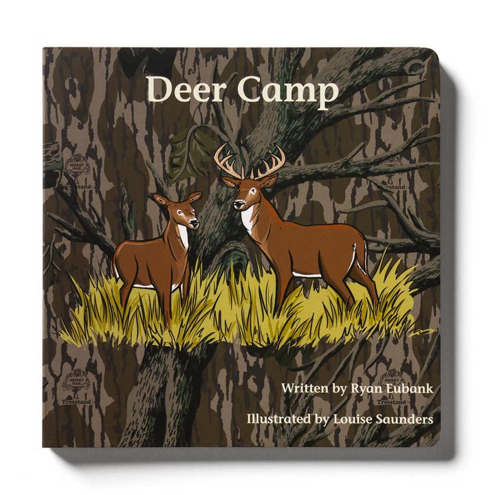 Édition Mossy Oak : Livre pour enfants sur le camp de cerfs pour la vente par Explore the Outdoors Books