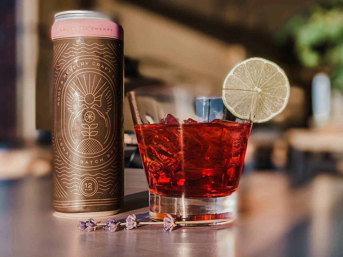 Root & Revelry Craft Soda - Wholesale Soda/Carbonated Drink - Lavender Cherry3