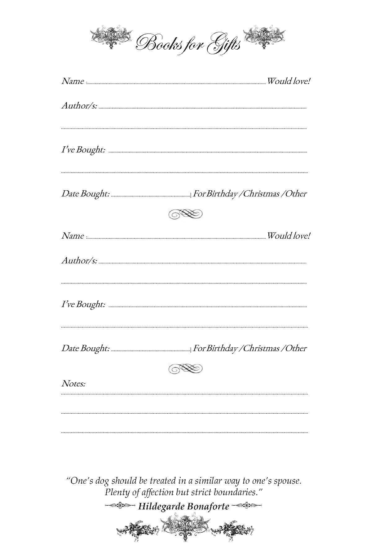 VINTAGE LADIES COLLECTION – wholesale Notebook – Vintage Ladies Collection: BOOKLOVERS LOG DELUXE EDITION17