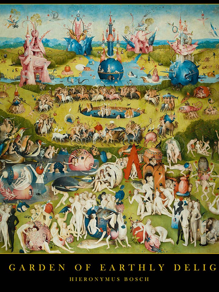 Affiche Hieronymus Bosch Jardin des délices terrestres 61 x 91,5 cm pour la vente par Close Up GmbH