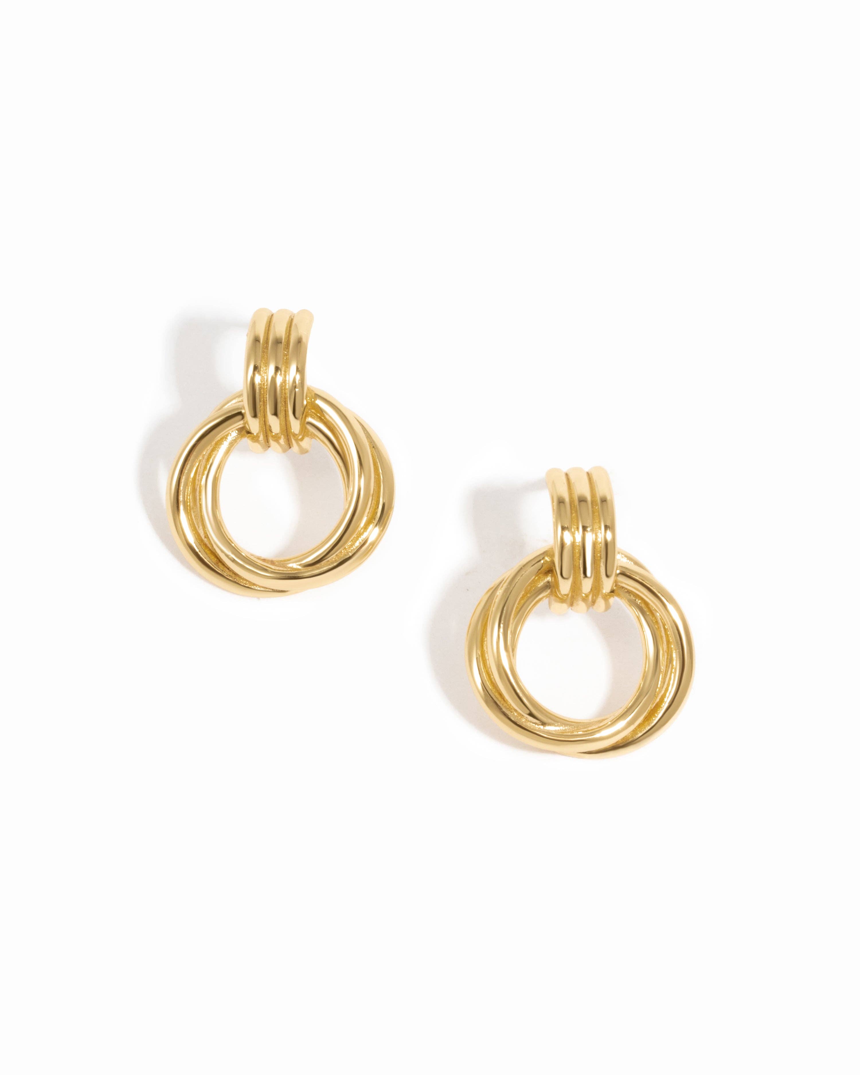 Sami Jewels - Vente Créoles - Boucles d'oreilles anneau noué0