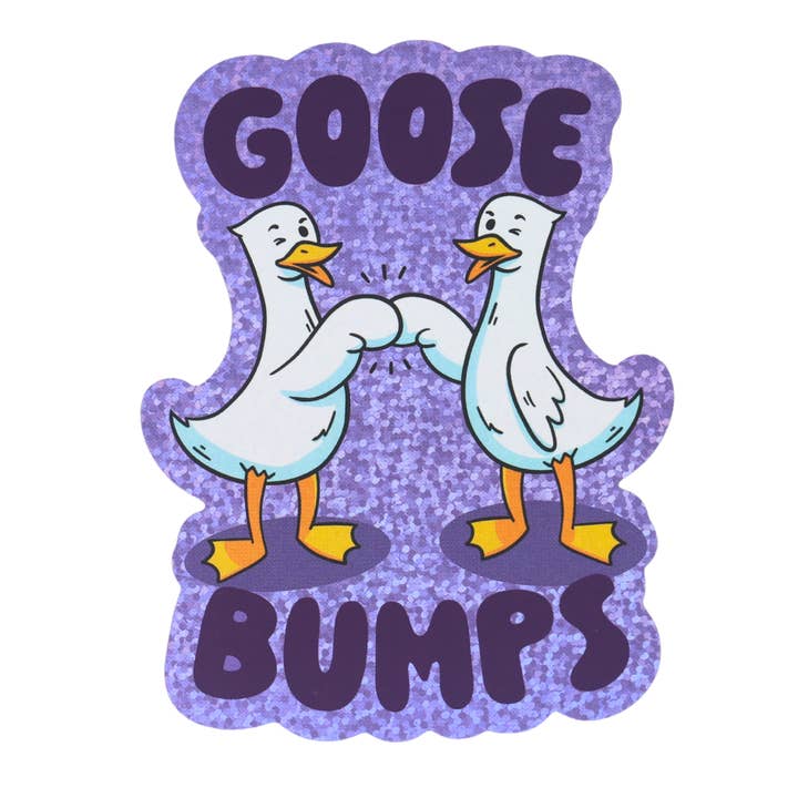Goose Bumps Silly Gooses - Funny Vinyl Sticker for wholesale by Sleazy Greetings