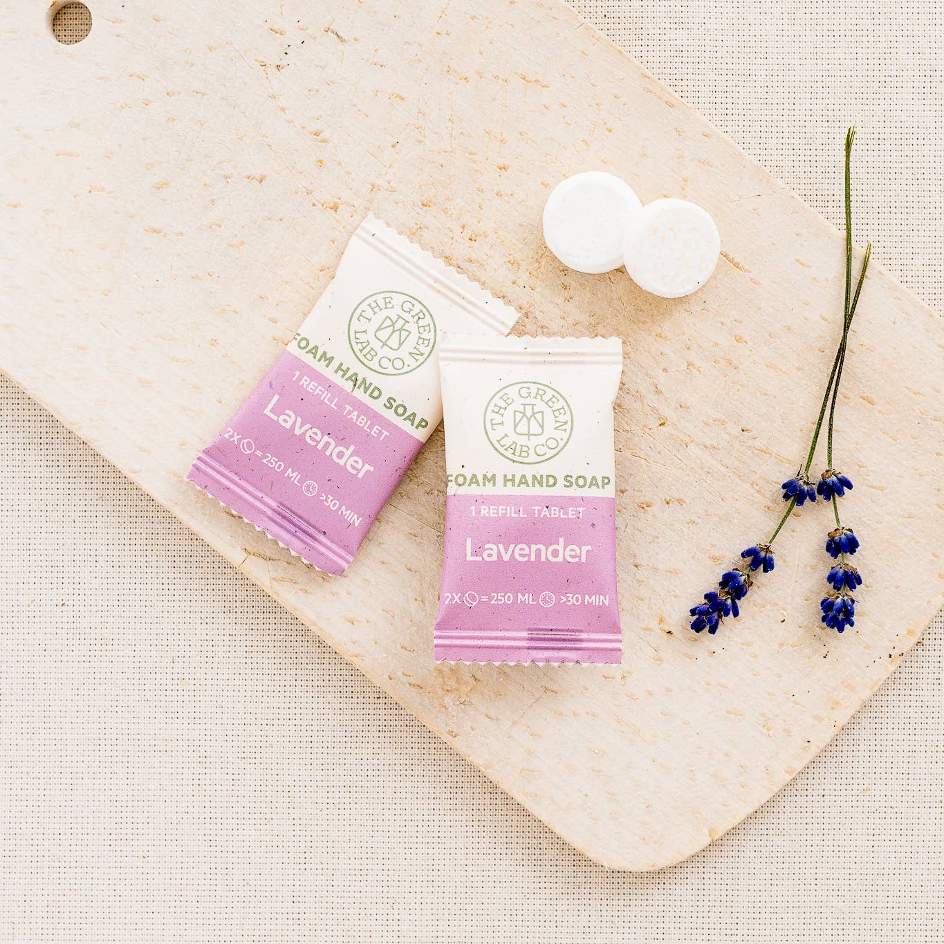 The Green Lab Co. - Wholesale Hand Soap/Wash - Refill set hand soap tablets - Orange Blossom & Lavender2