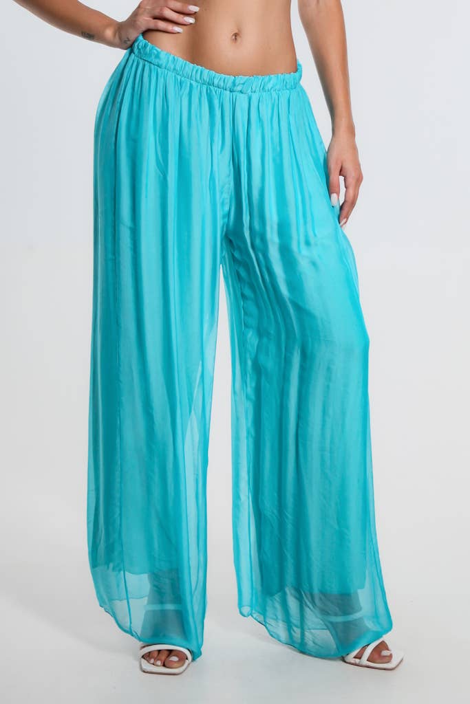 TINA Stephens Italy/Tees By Tina - Wholesale Pants - Women's - Roxy Silk Straight Leg Pant (PL212)34