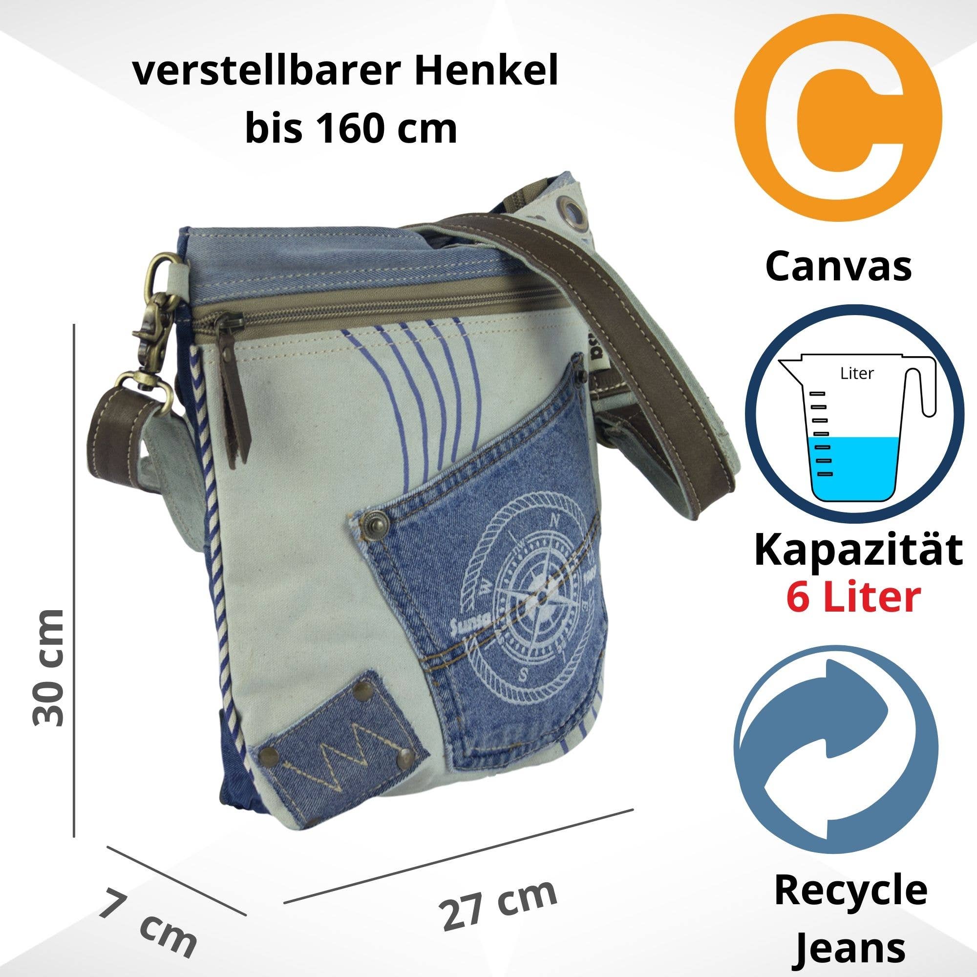 Sunsa - Vente Sac à bandoulière – femme - Sac à bandoulière durable Sunsa pour femme. Sac à bandoulière Maritim2