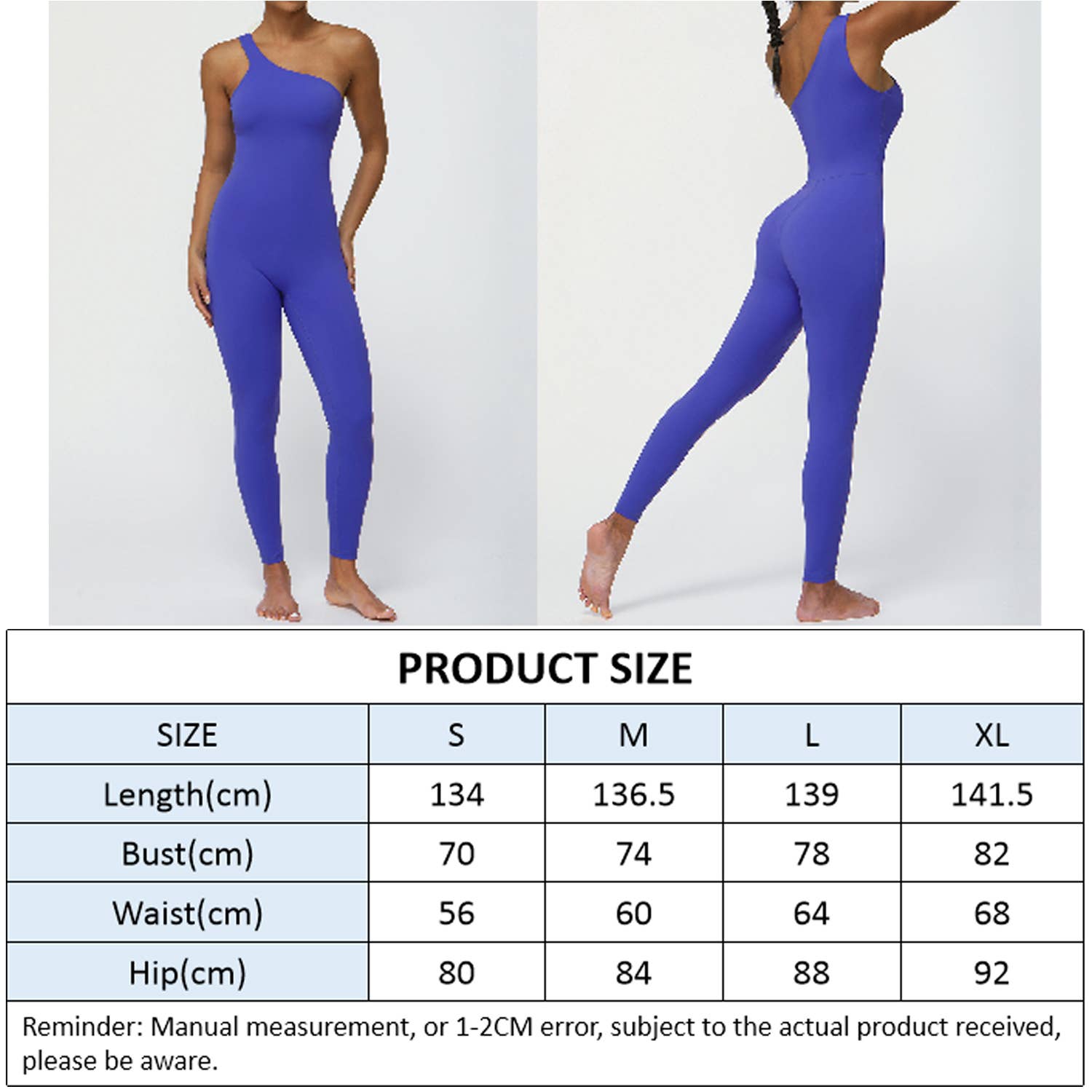 Sodalemon – wholesale Jumpsuit – Women's – Women Single Shoulder Fitness Padded Yoga Sport Jumpsuit12