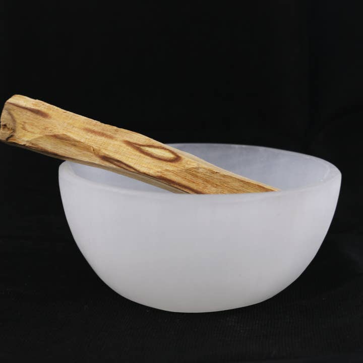 Designs by Deekay Inc. - Wholesale Smudge Plate - Selenite Smudge Bowl (4 in.)3