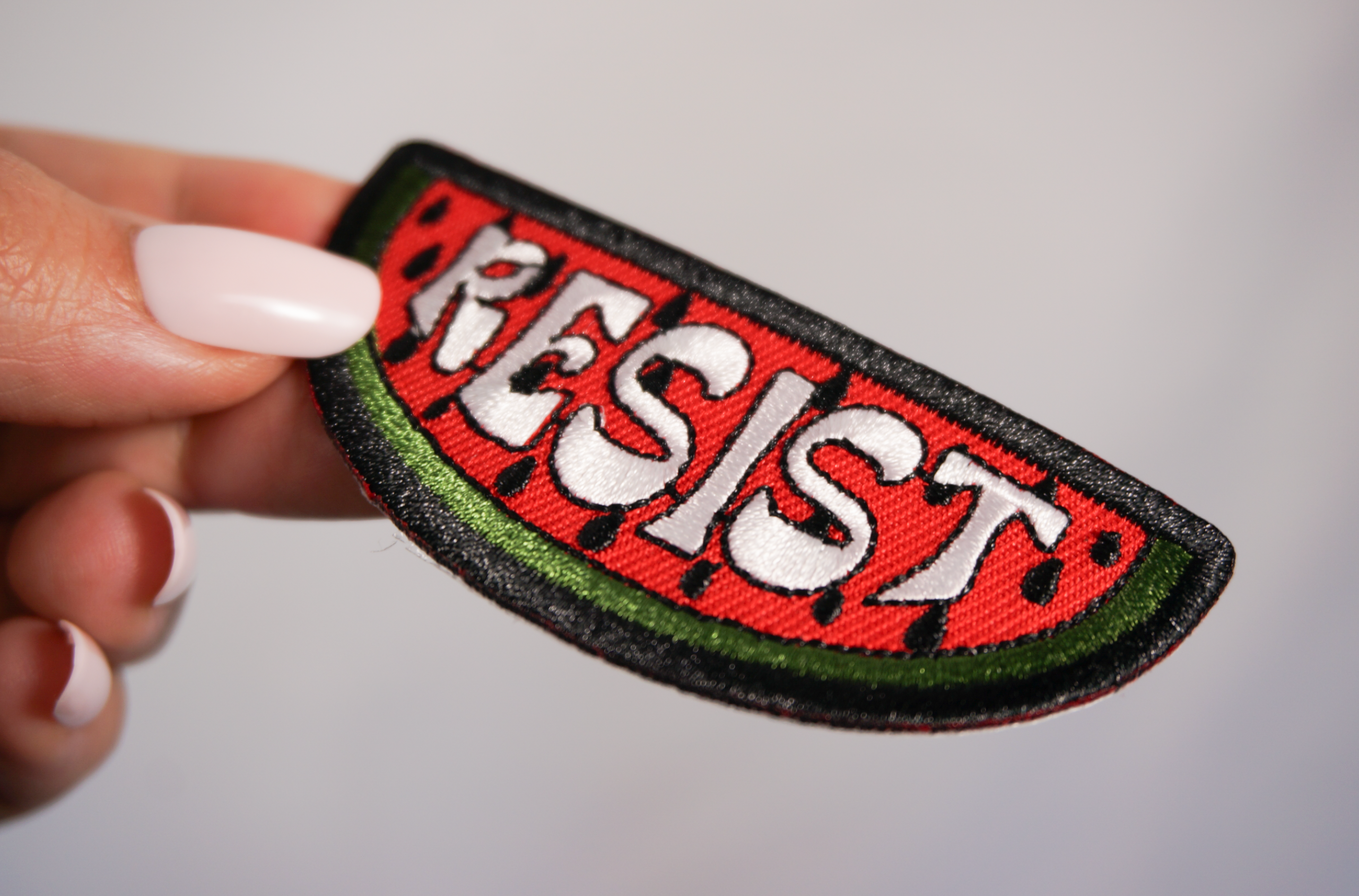 Stitch4pali – Engroshandel Patch – Modstå Vandmelon Patch – Palæstinensisk Stryge-på Broderet Patch | Gratis Palæstina Modstandssymbol1