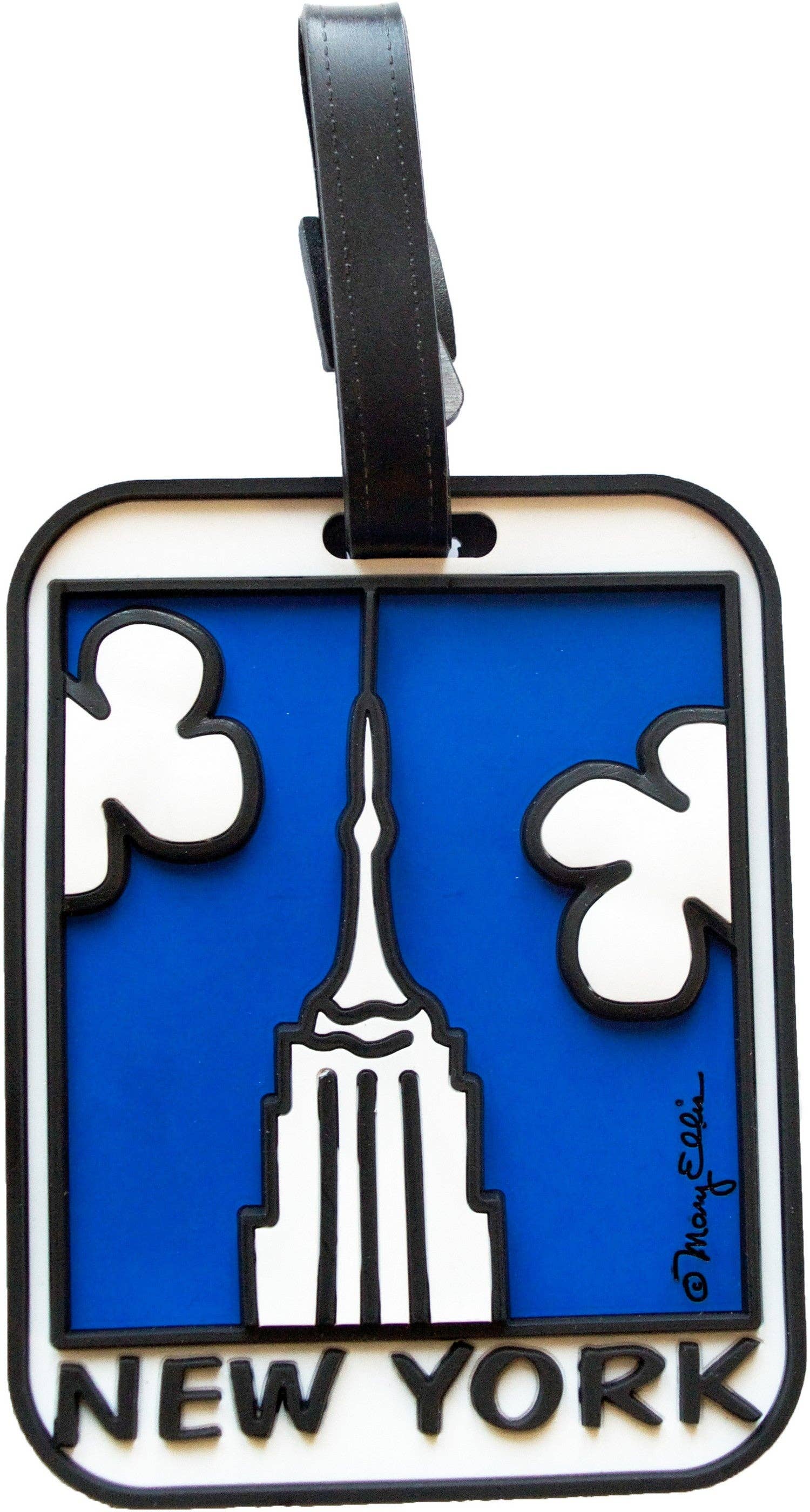 Mary Ellis - Wholesale Luggage Tag - Empire State Luggage Tag | New York Gift | New York Souvenir1