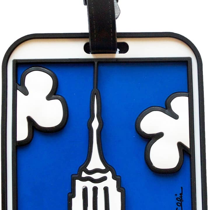 Mary Ellis - Wholesale Luggage Tag - Empire State Luggage Tag | New York Gift | New York Souvenir1