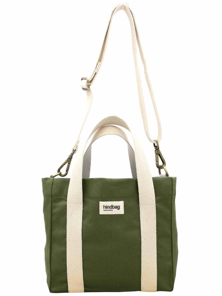 Mini cabas Louise Olive pour la vente par Hindbag