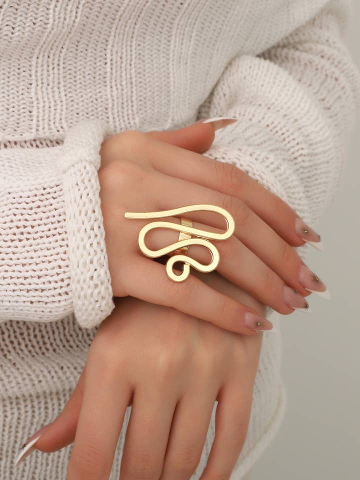 Gold Plated Women Ring for wholesale by BUBU BY TEKIN SHOP
