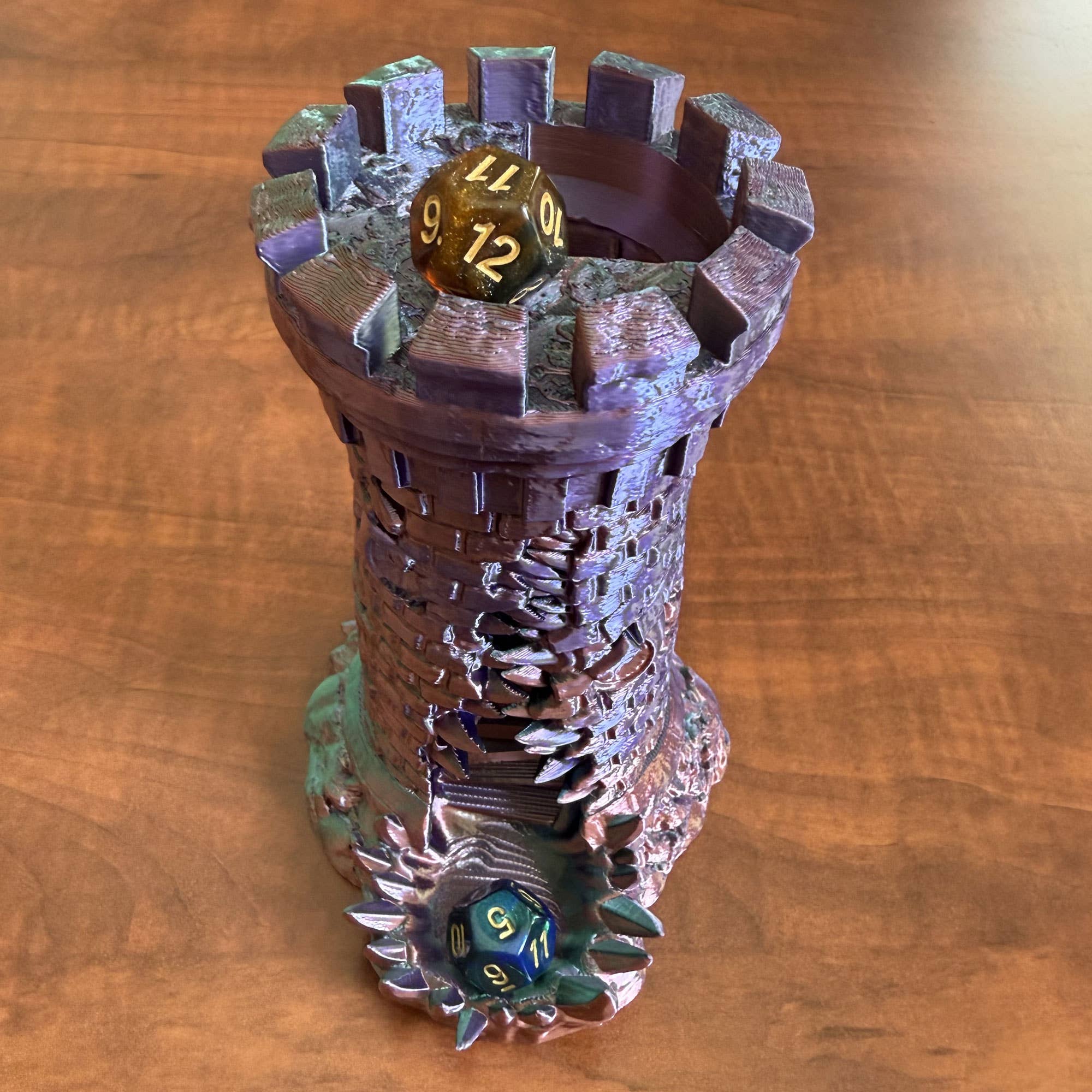American Carver LLC – wholesale Dice – Mimic Dice Tower | TTRPG, D&D, Pathfinder, CoC1