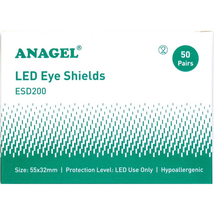 ANAGEL – wholesale Eye treatment mask – Disposable LED / Microdermabrasion Eye Shields (Box of 50 pa