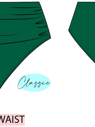 Biquíni Feminino - Verde Escuro por atacado de Cupshe