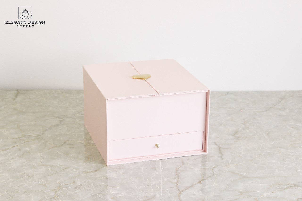 Elegant Design Supply - Wholesale Gift Box - Pull-up Heart Flower Box with Drawer14