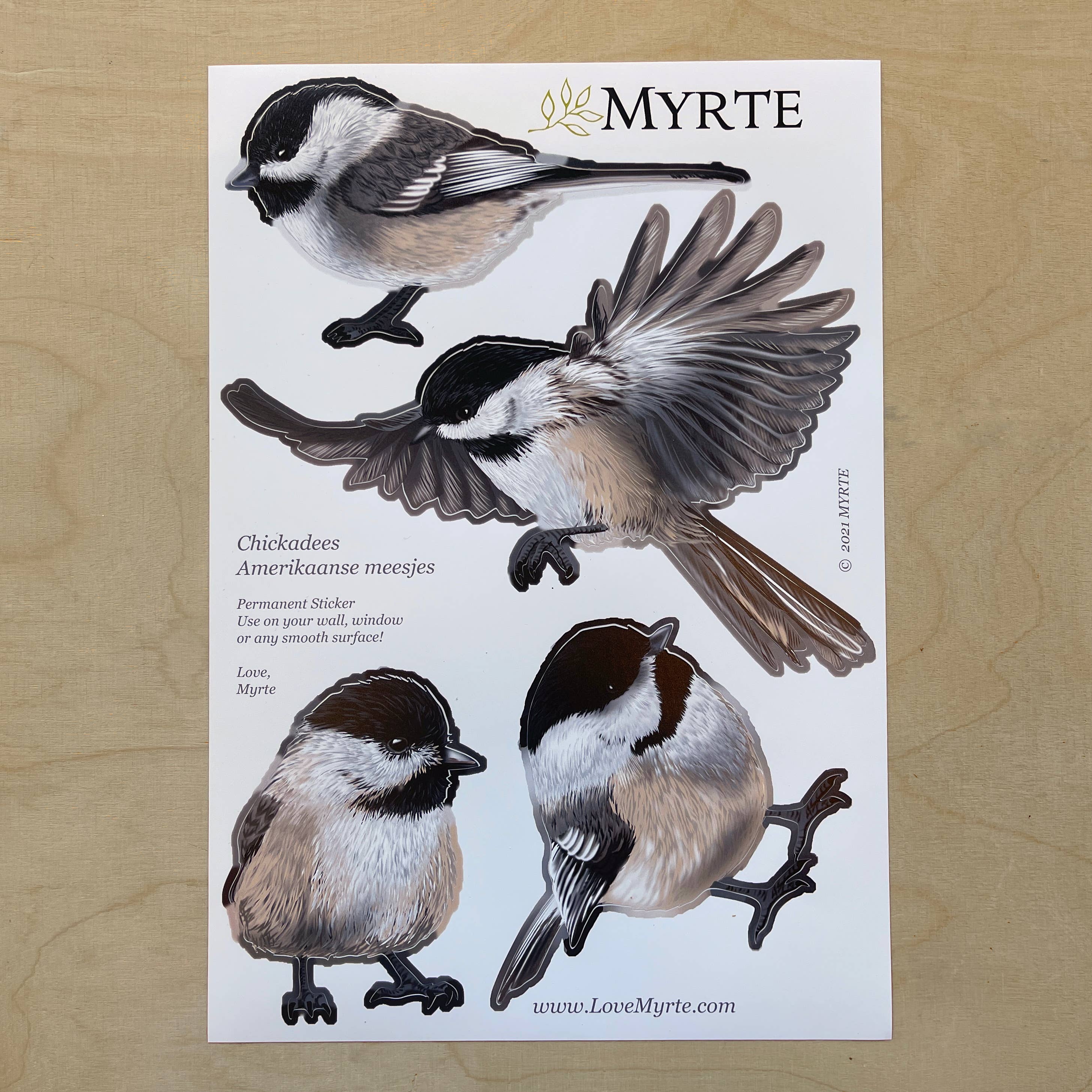 MYRTE – Decalque de janela/parede por atacado – Adesivo de Parede Ilustrações de Chapins2