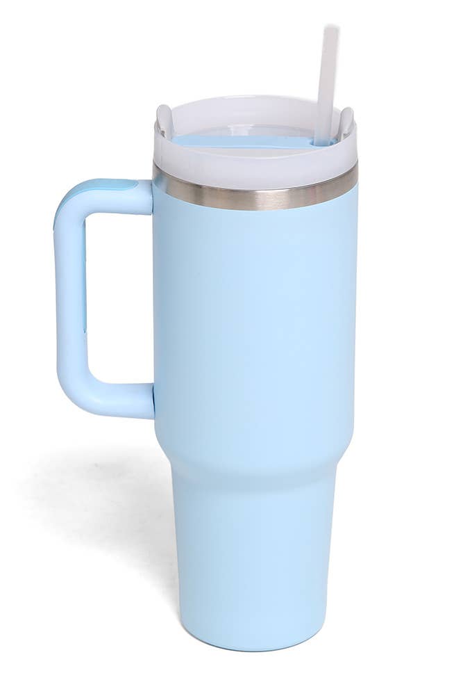 Hana - Venta al por mayor Vaso termo - Vaso con mango de 40 oz de color liso17