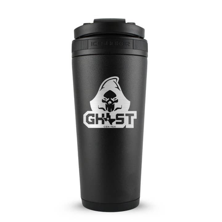 Aangepaste Cen-Tex Ghost Baseball 26oz IJsshaker voor wholesale door Ice Shaker