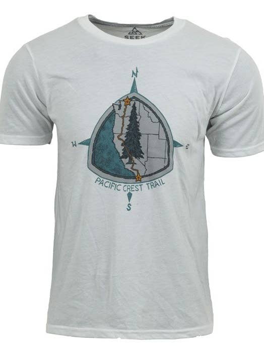 Herre Pacific Crest Trail gennem Hiker T-shirt for engroshandel hos Seek Dry Goods