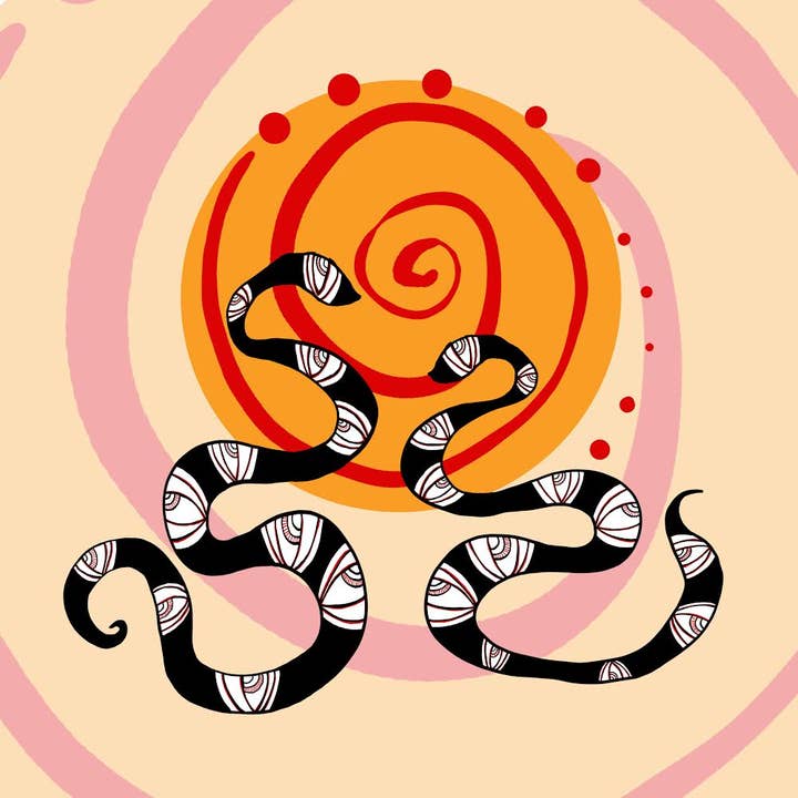 Kundalini Rising Print for wholesale by All Seeing Studios