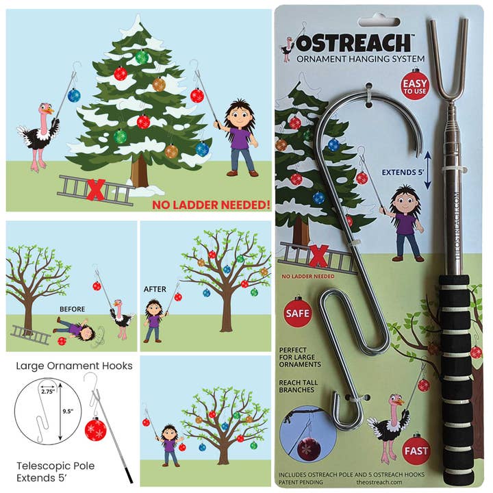 Ostreach - Wholesale Ornament - Ostreach Ornament Hanging System1