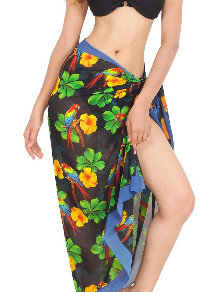Hawaiian Vacation Beach Wrap voor dames voor wholesale door Happy Bay / La Leela