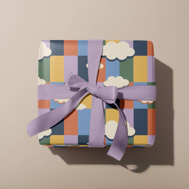 Katiebird Prints - Wholesale Wrapping Paper Roll - Wanderlust Retro Eco-Friendly Colorful Gift Wrap1