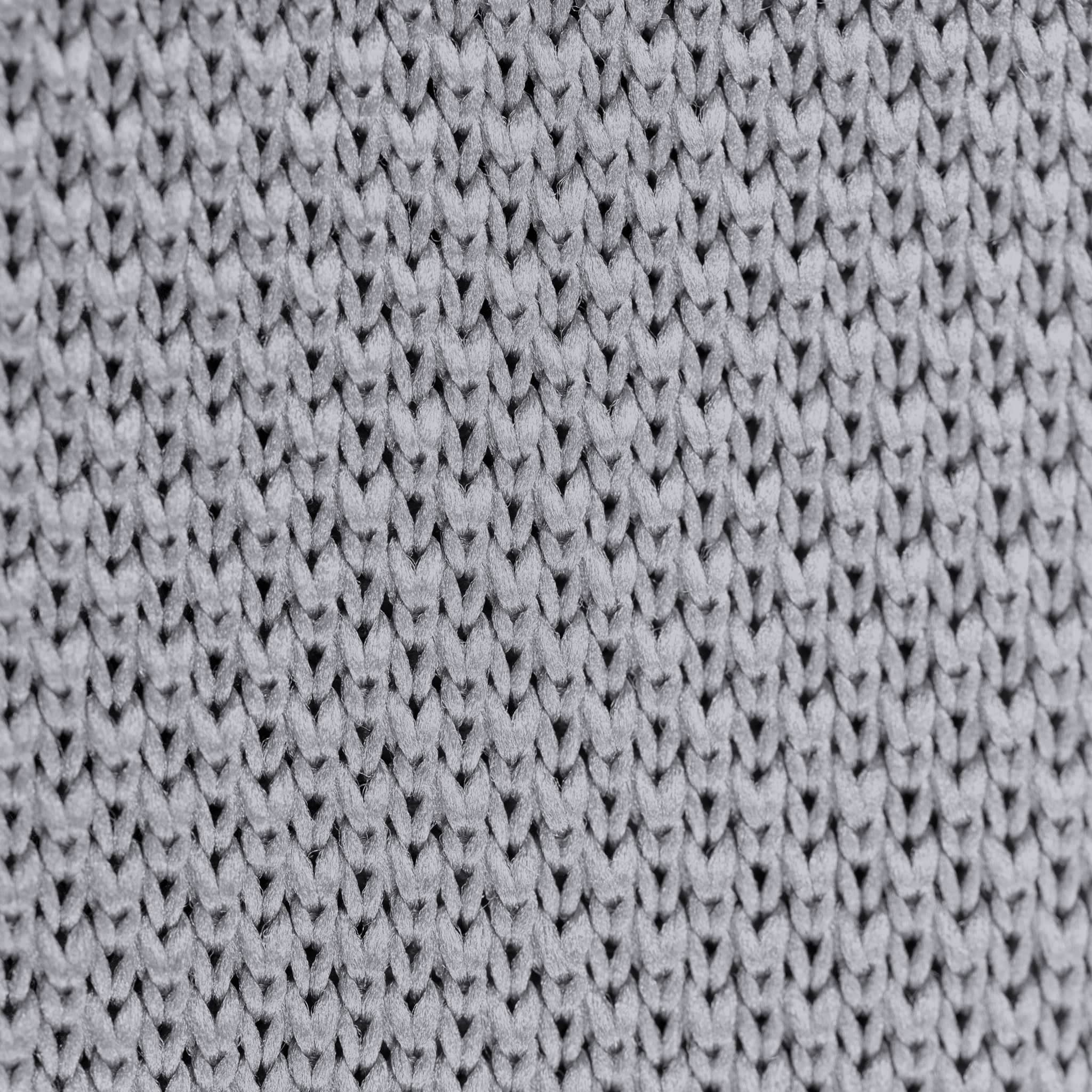 Stone grey knitted tie for wholesale on Faire4